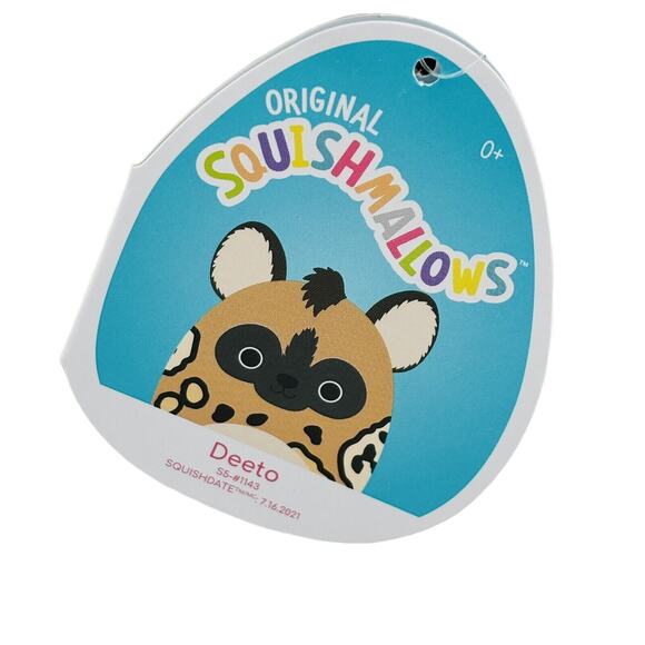 Squishmallows‎ Deeto 5" Wild Dog Plush Kellytoy 2022 - Picture 2 of 4